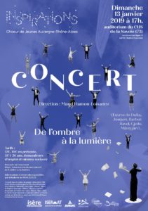 Concert du Chœur Régional de Jeunes Inspirations @ CHS de la Savoie